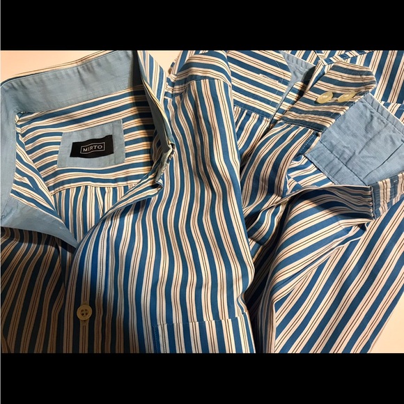 MIRTO, MEN’S SHIRT, BUTTON DOWN.LONG SLEEVE. - Picture 1 of 3